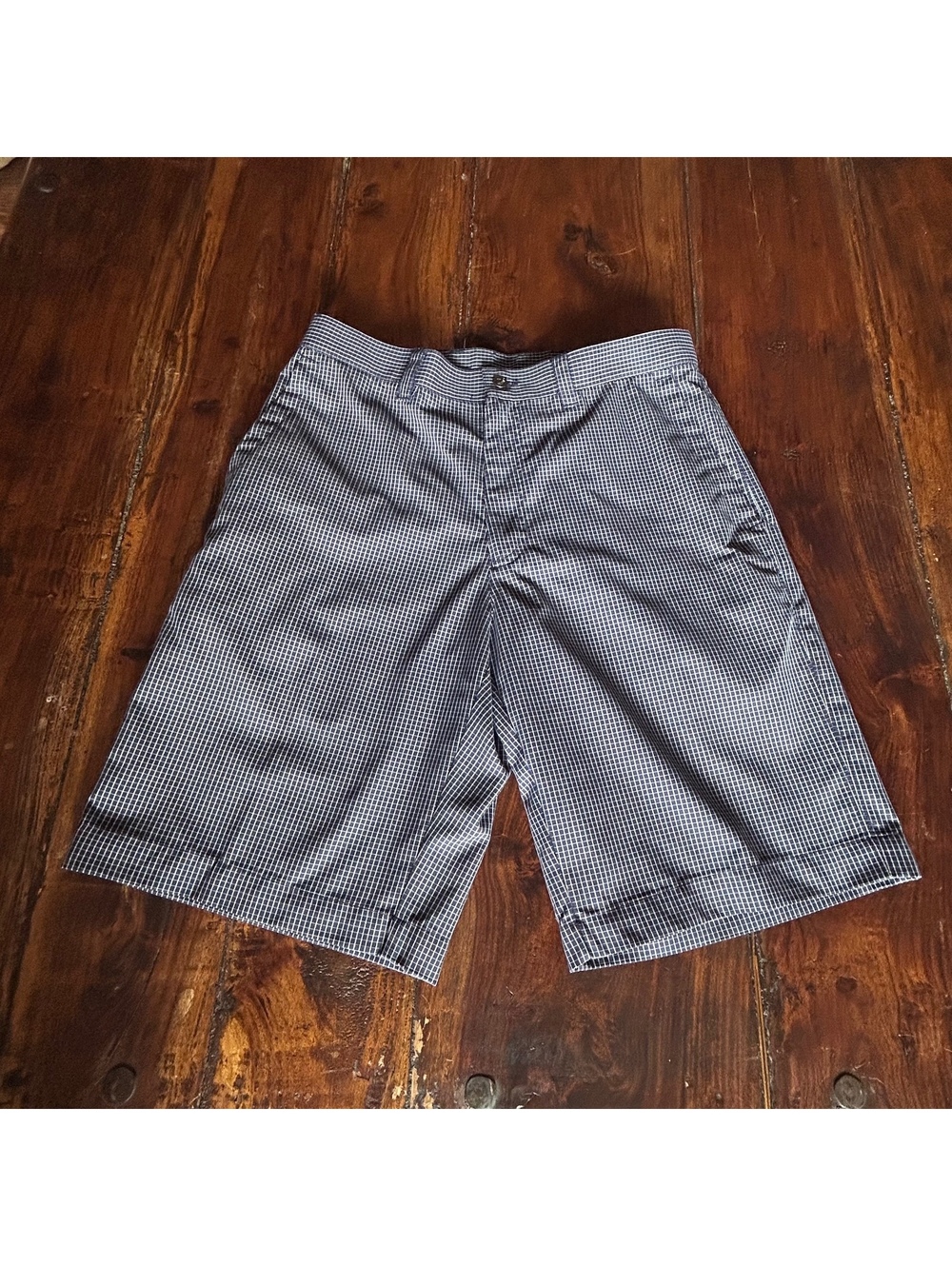 Callaway Golf Shorts Men’s Chino casual Blue Checkered Size 32
